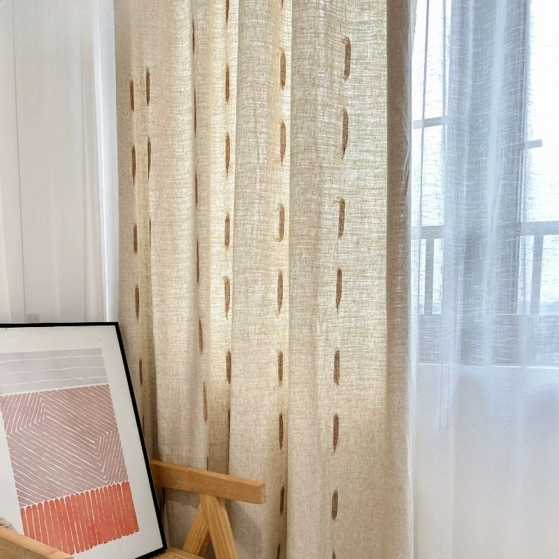 Home Office Login - Cotton and Linen Log Vertical Grain