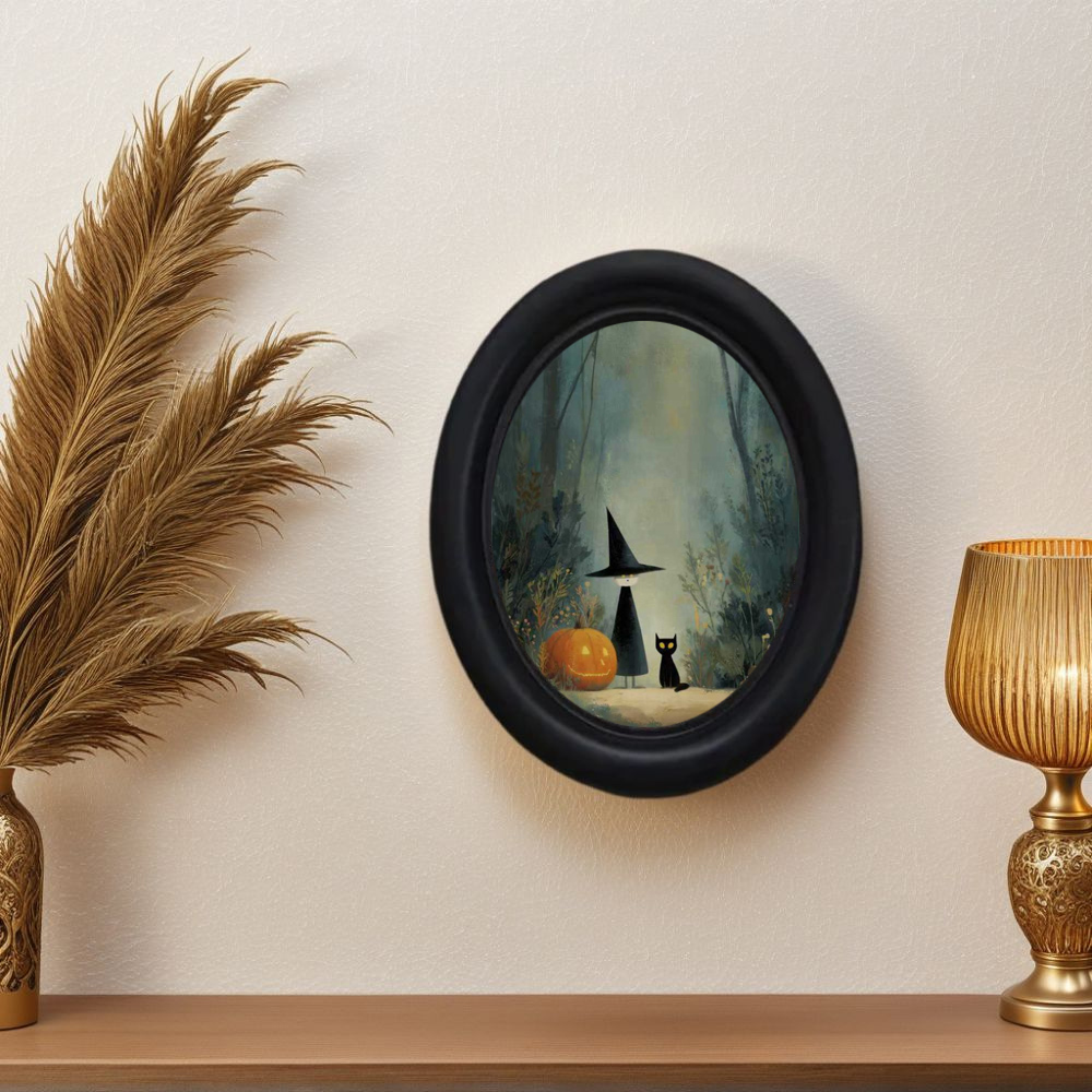 Home Office Furniture - A 3D Vintage Halloween Witch and