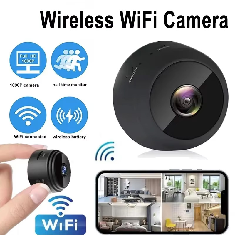 Webcam Hd 1080P - New A9 Camera Wifi 1080p HD