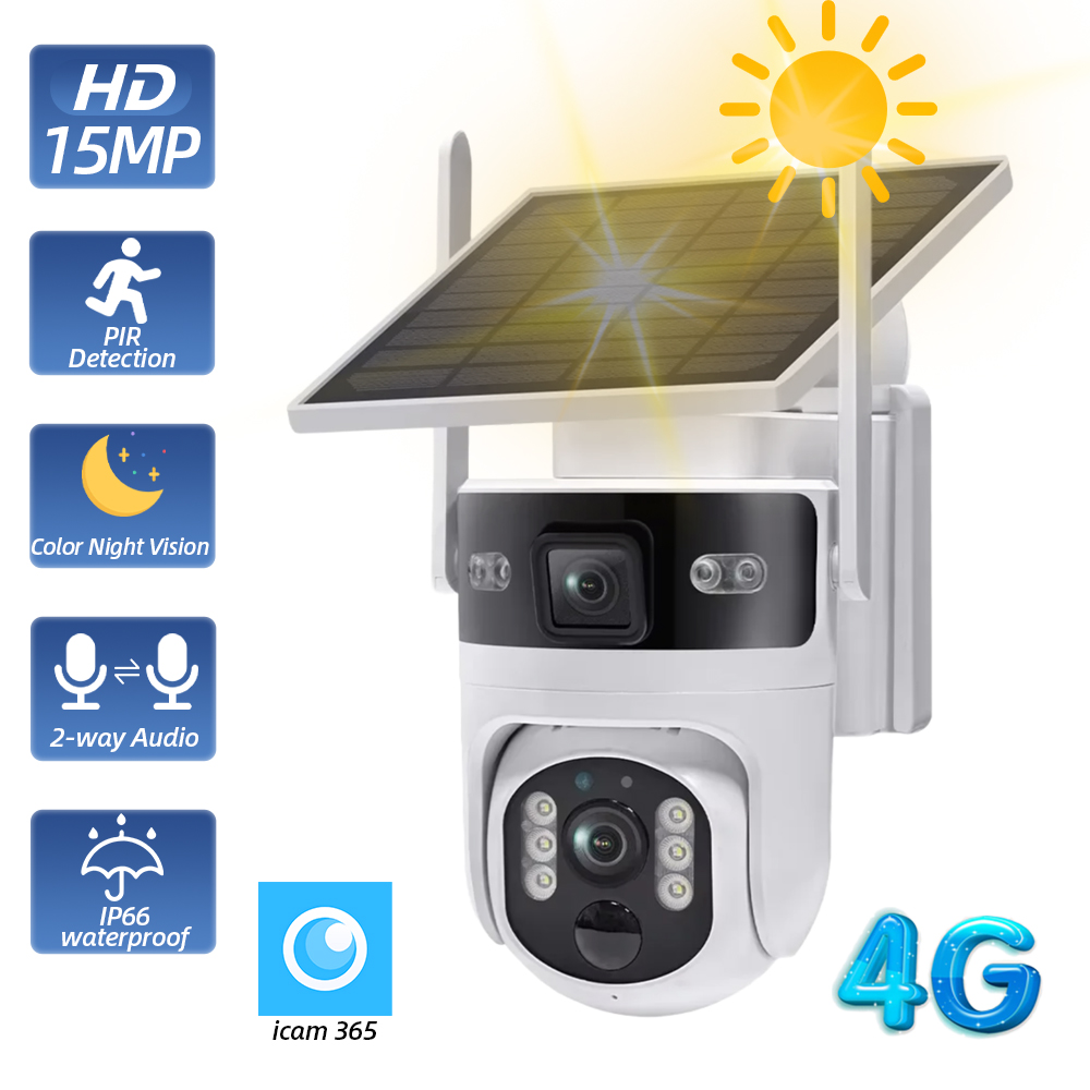 Home Office Pay - Wireless Outdoor PTZ Solar Security Camera