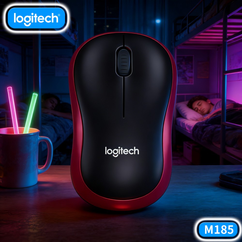 Home Office Pay - Logitech M185 Wireess Optica Mouse With