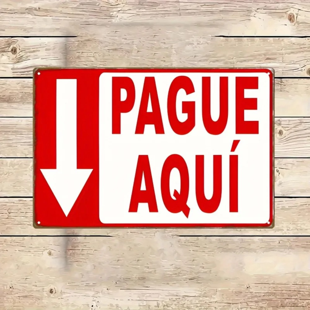 Home Office Pay - Pague Aqui Spanish Pay Here Arrow