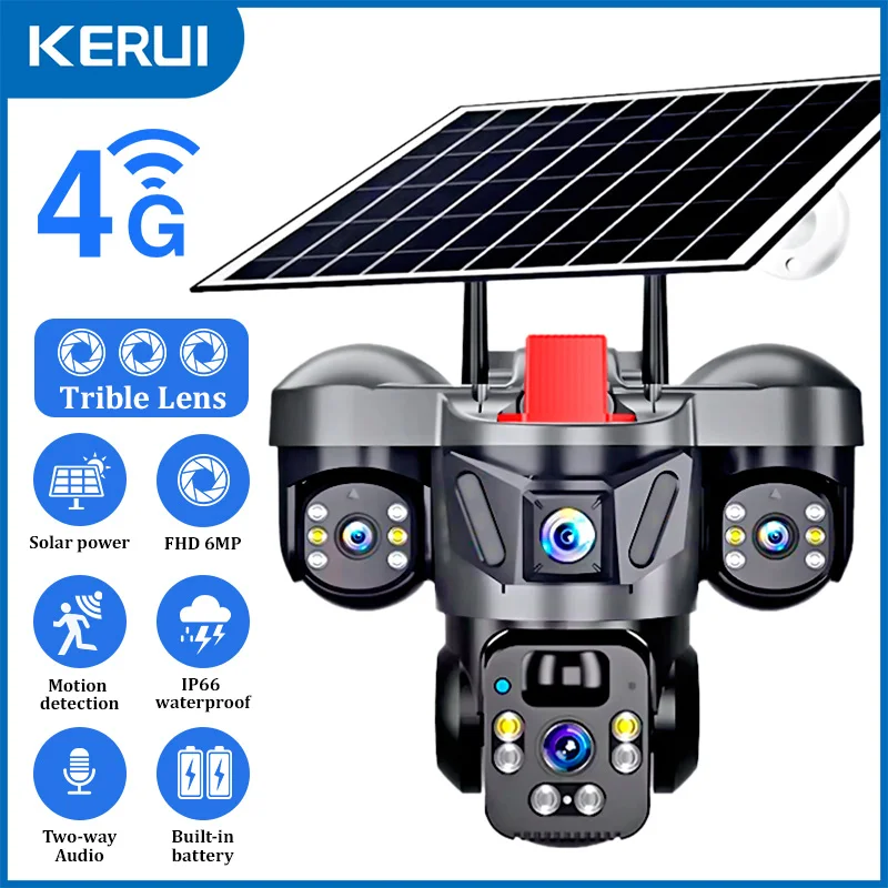 Home Office Zoom - KERUI V380 Pro Outdoor PTZ 6MP