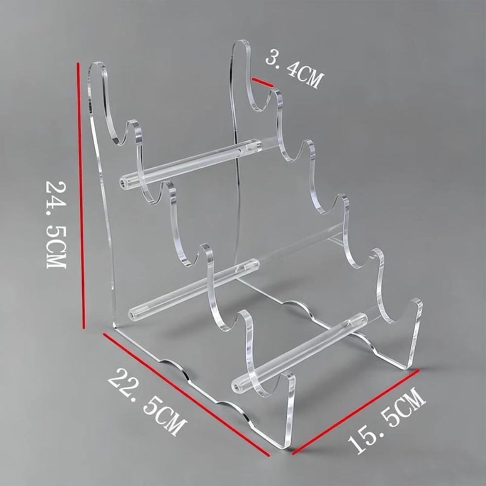 Desktop Organizer Bamboo - Acrylic Material Desktop Storage Rack Organizer