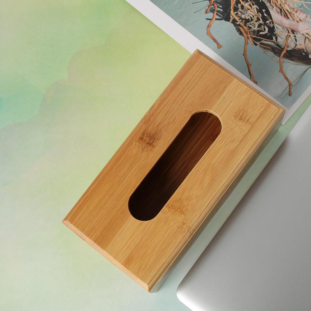 Desktop Organizer Bamboo - KTV Office Table Decoration Eco-Friendly Bamboo