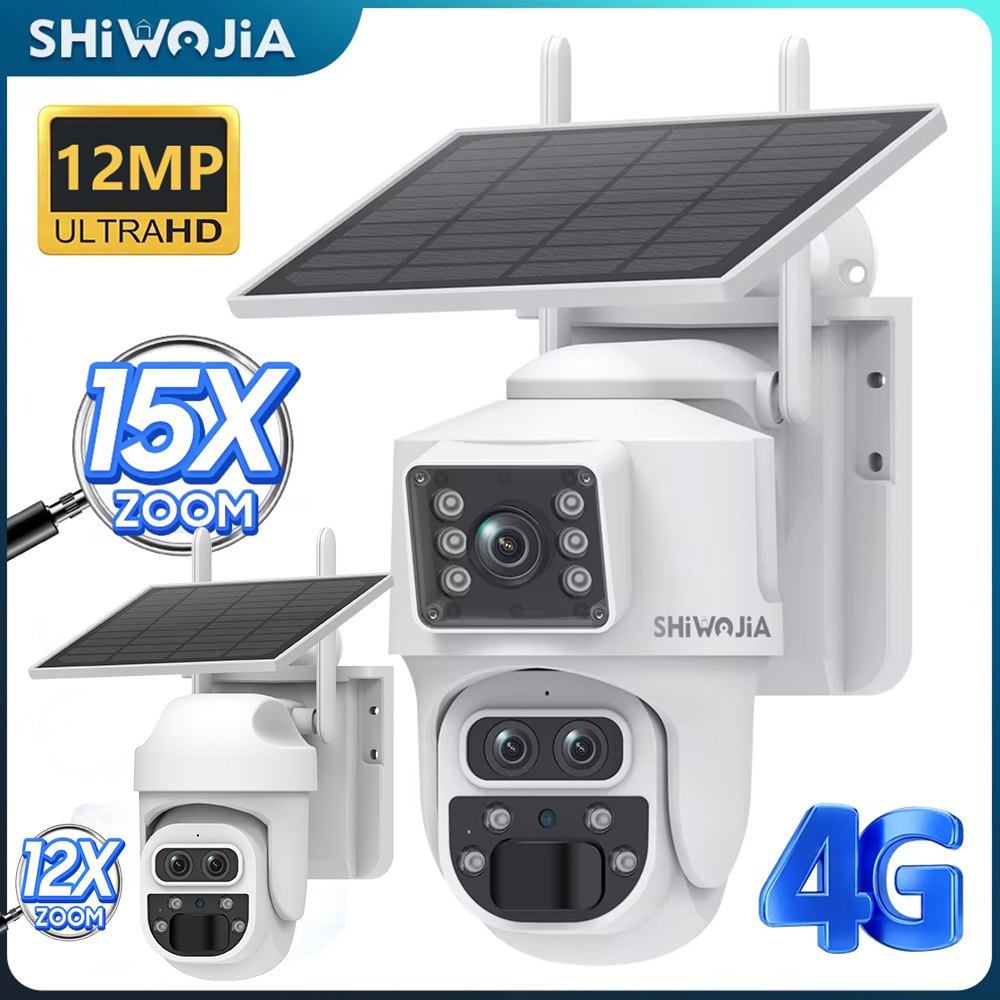 SHIWOJIA 12MP 6K 15X Zoom Sola - Home Office Zoom 评论和价格