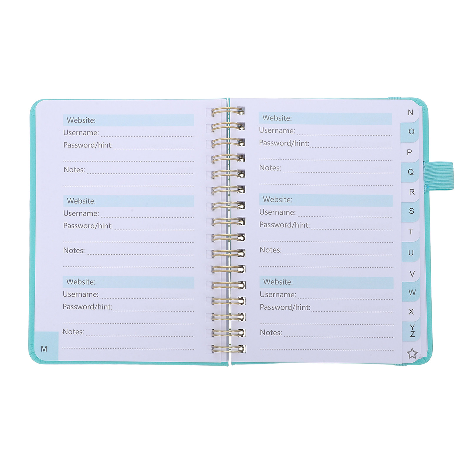 Password Keeper Book Alphabet  - Home Office Login 评论和价格