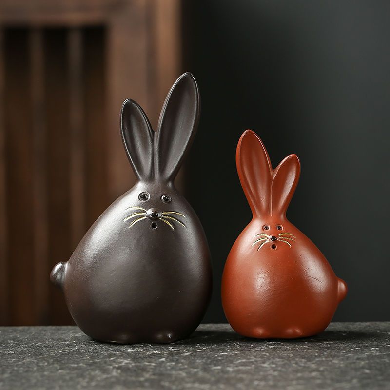 Zisha Clay Tea Pet Handmade Cu - Home Office Feng Shui 评论和价格
