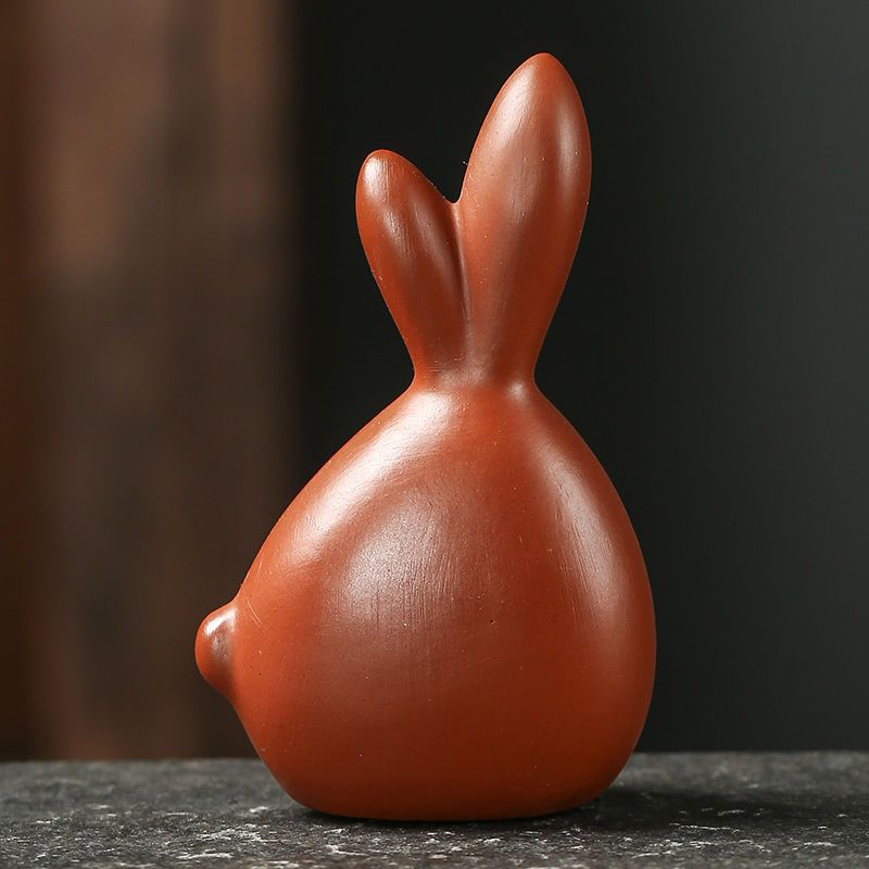 Zisha Clay Tea Pet Handmade Cu - Home Office Feng Shui 评论和价格