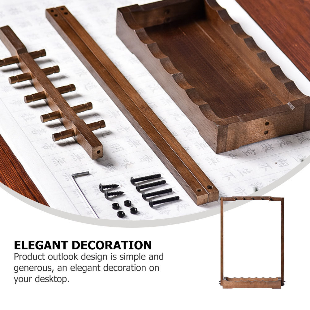 1Pcs High-Quality Bamboo Brush - Desktop Organizer Bamboo 评论和价格