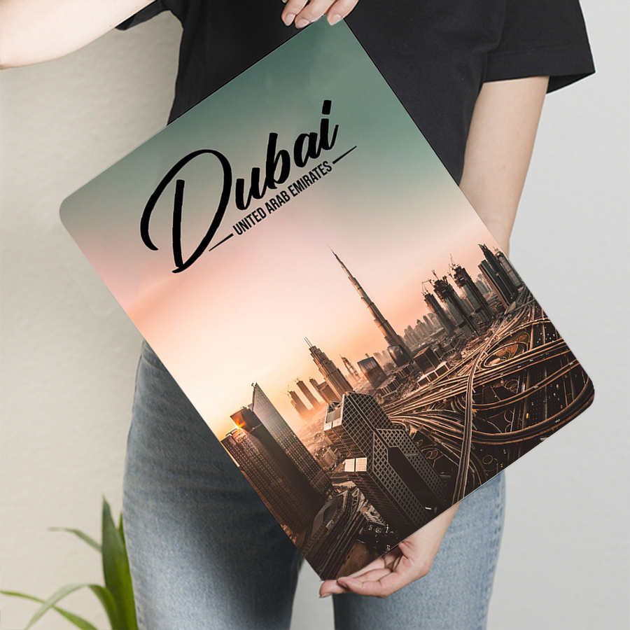 Dubai Cityscape Metal Wall Art - Home Office Dubai 评论和价格