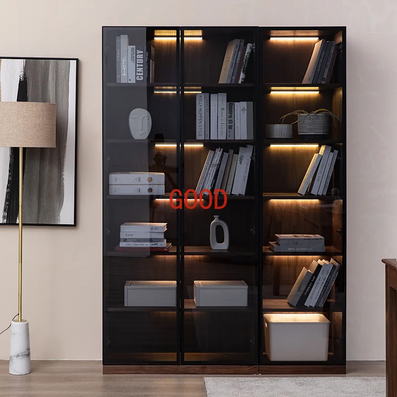 Display Bookcase Log Home Lock - Home Office Login 评论和价格