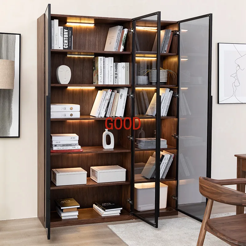 Display Bookcase Log Home Lock - Home Office Login 评论和价格