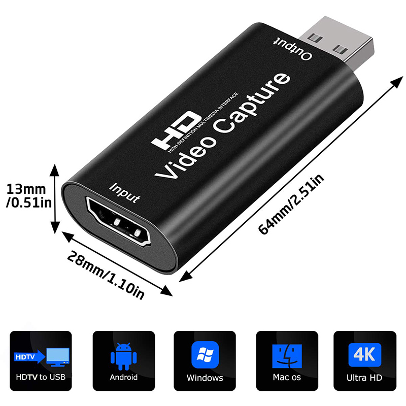 USB 2.0 Video Capture Card HD  - Webcam Hd 1080P 评论和价格