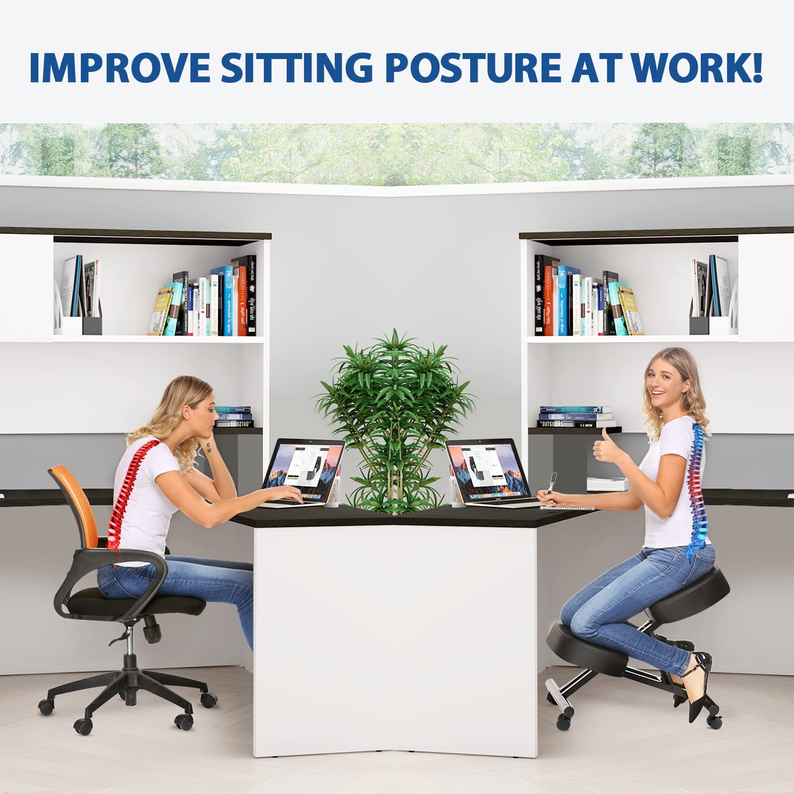 Kneeling Chair Ergonomic for O - Home Office Furniture 评论和价格