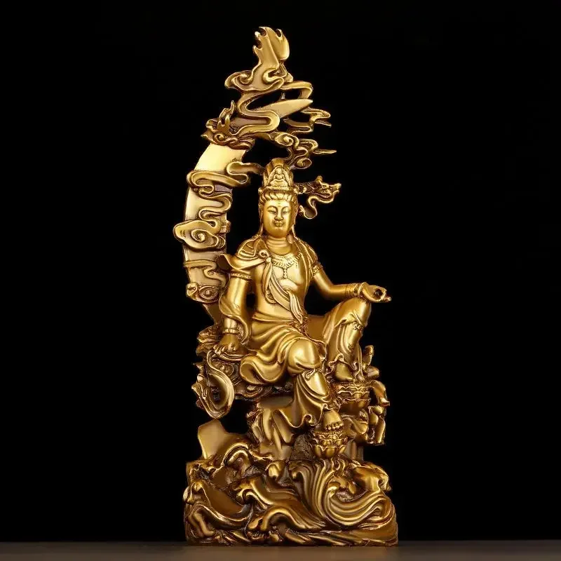 Feng Shui Copper Guanyin Ornam - Home Office Feng Shui 评论和价格