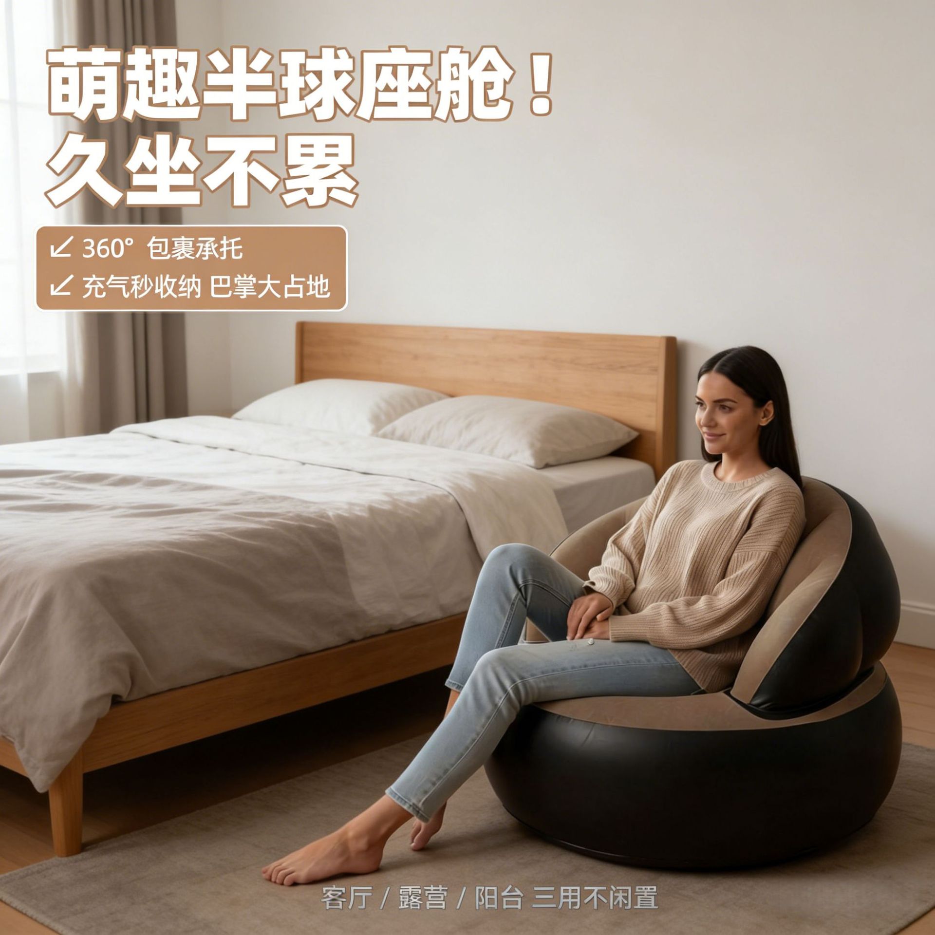 Cross-border inflatable single - Home Office Furniture 评论和价格