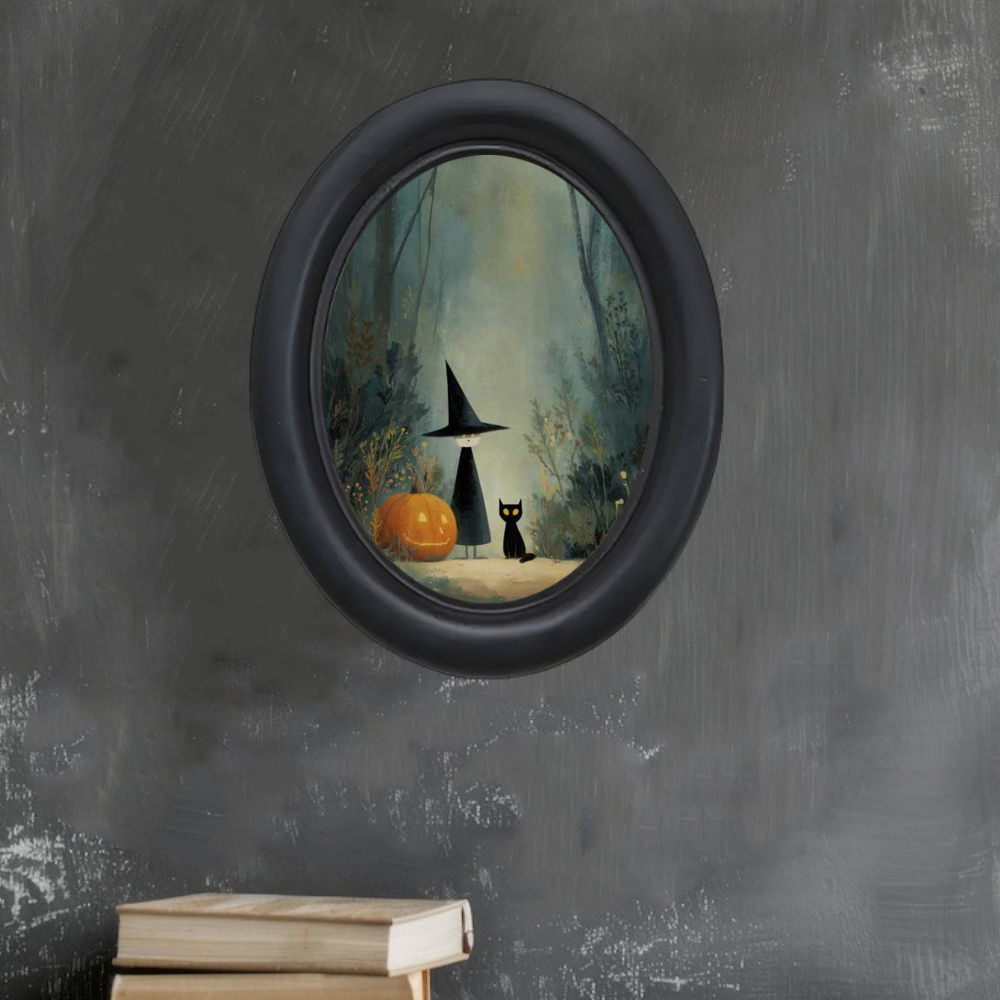 A 3D Vintage Halloween Witch a - Home Office Furniture 评论和价格