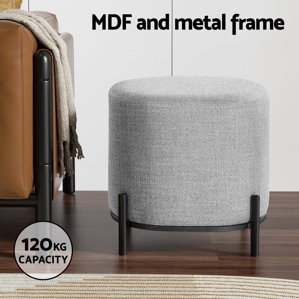 **/Ottoman, Round Footstool Lo - Home Office Furniture 评论和价格