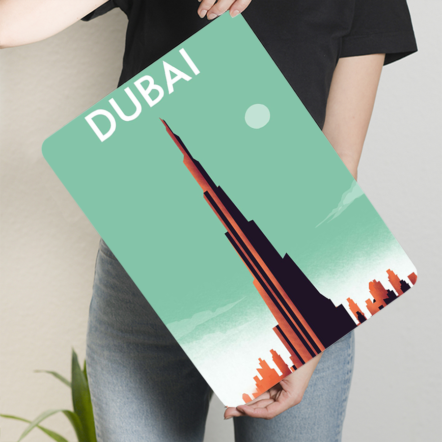 Dubai Skyline Metal Wall Art B - Home Office Dubai 评论和价格