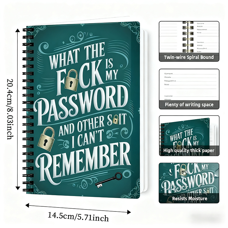 1 Simple Password Book, Hardco - Home Office Login 评论和价格