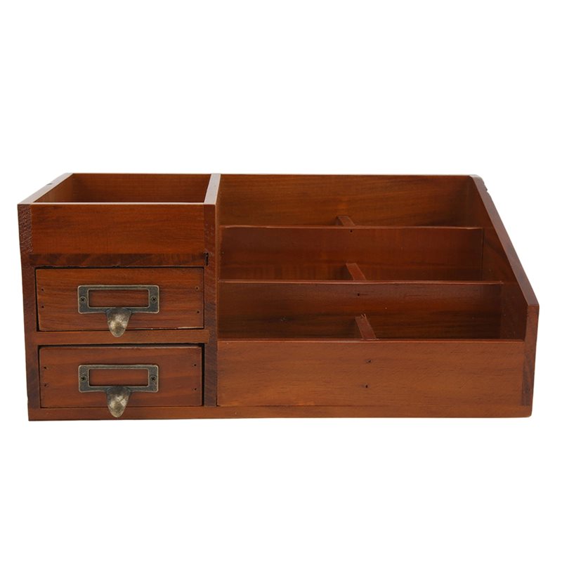 CHCH Wooden Storage Cabinet Re - Desktop Organizer Bamboo 评论和价格