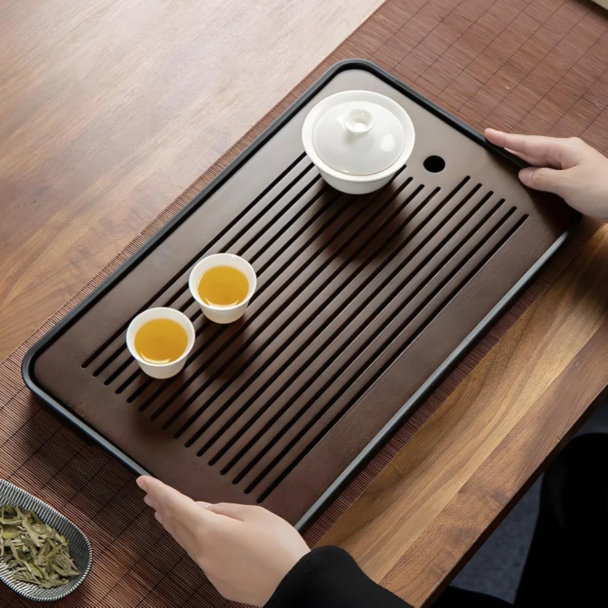 Portable Detachable Bamboo Tea - Desktop Organizer Bamboo 评论和价格