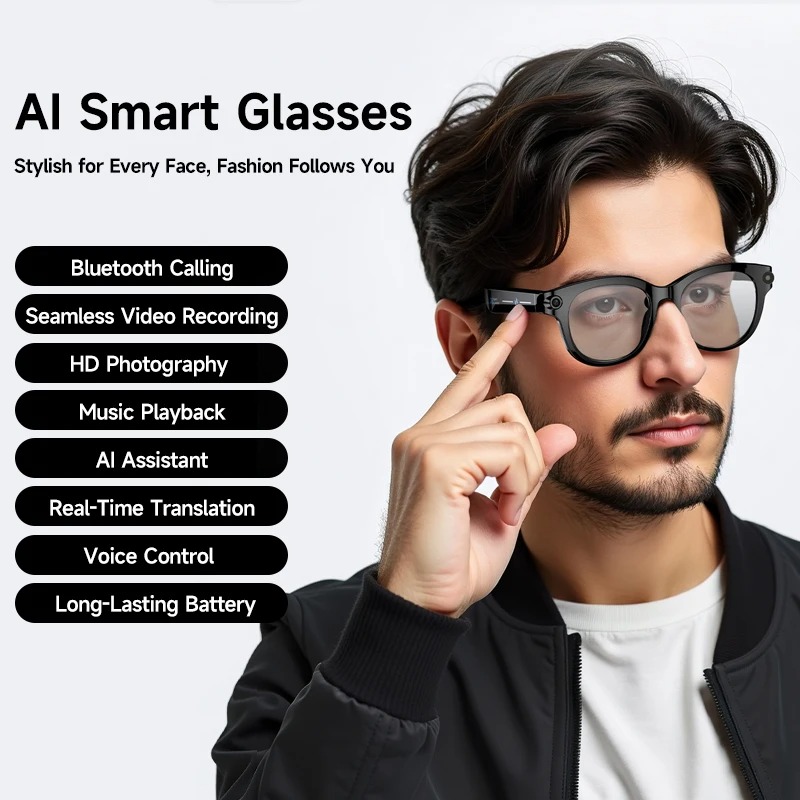 2026 AI Smart Glasses 8K Remot - Webcam Hd 1080P 评论和价格