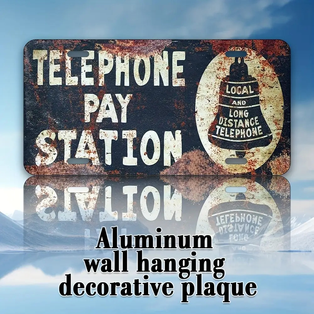 Tin Sign - Telephone Pay Stati - Home Office Pay 评论和价格