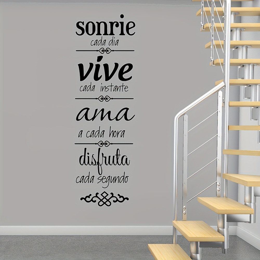 1pc Spanish Quotes Phrase Wall - Home Office Quotes 评论和价格