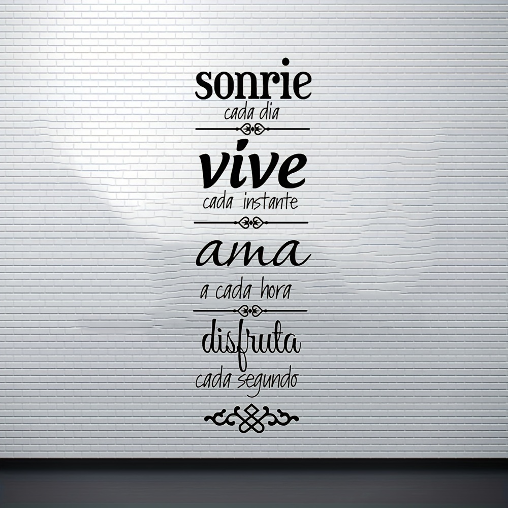 1pc Spanish Quotes Phrase Wall - Home Office Quotes 评论和价格