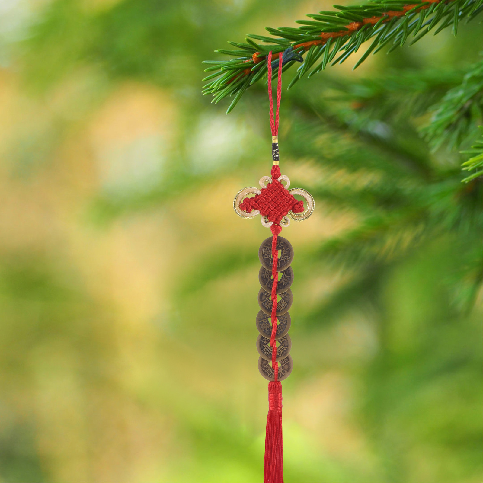 2Pcs Chinese Knot Pendant with - Home Office Feng Shui 评论和价格