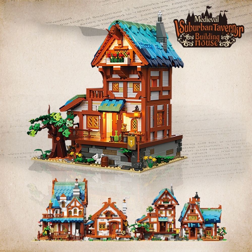 Medieval Architecture Mini Blo - Home Office Pay 评论和价格