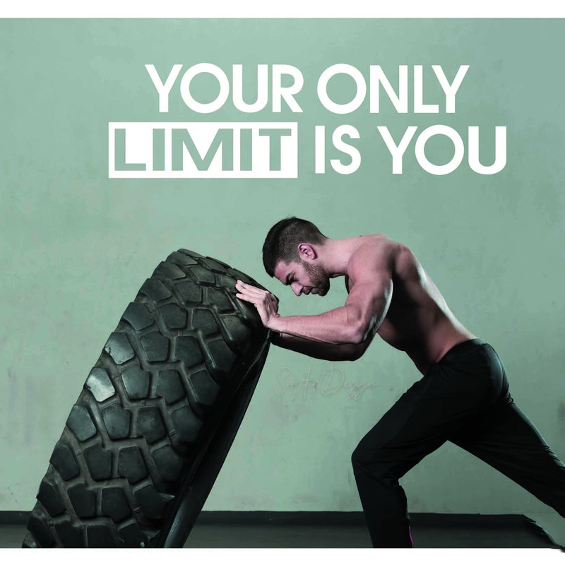 Your only limit is you - Wall  - Home Office Quotes 评论和价格