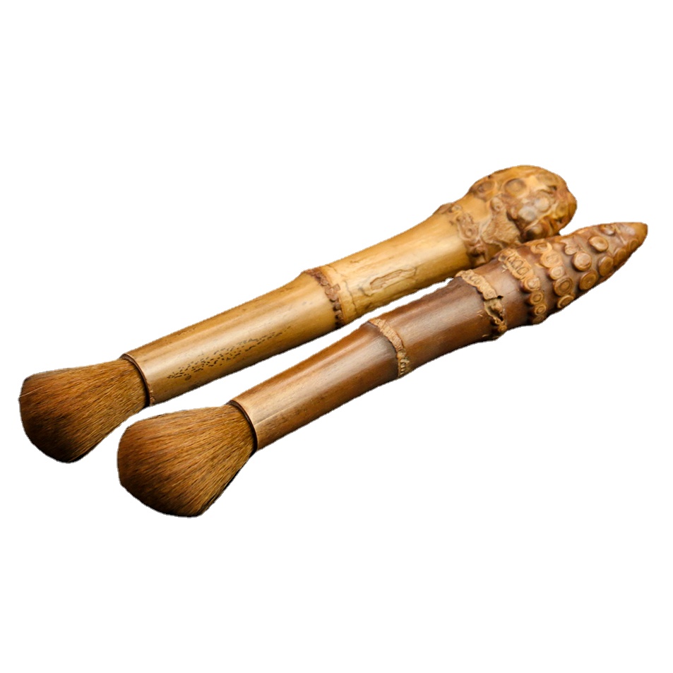 Natural Bamboo Root Tea Ceremo - Desktop Organizer Bamboo 评论和价格