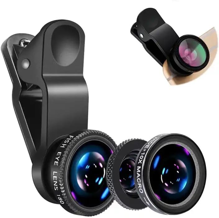 3in1 Fisheye Wide Angle Micro  - Home Office Zoom 评论和价格