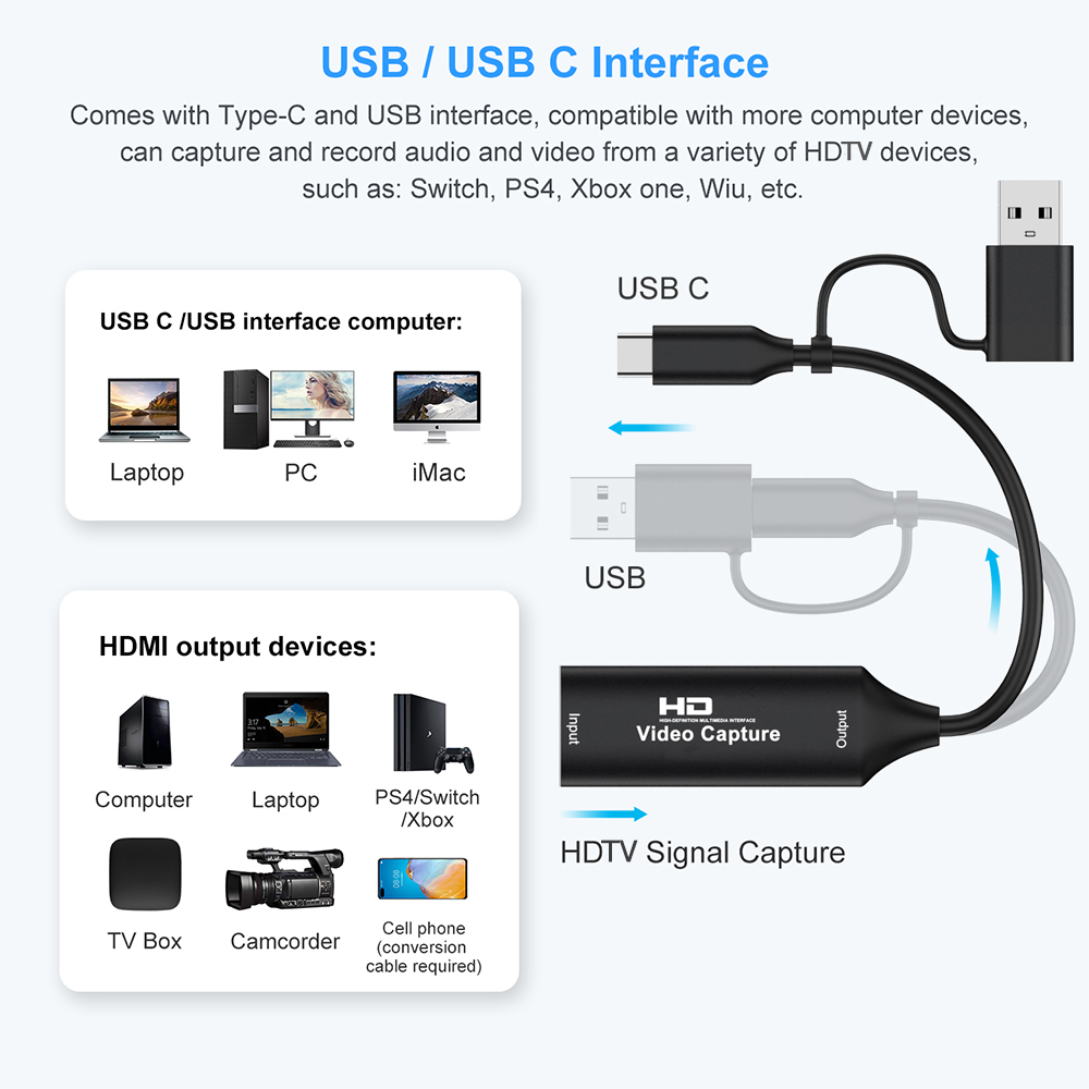 4K HDMI-compatible USB Video C - Webcam Hd 1080P 评论和价格